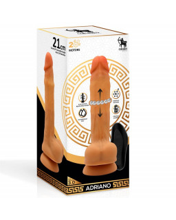 Adriano Dildo Realista Vibracion y Bolas Up and Down Internas