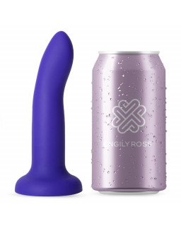 Dildo que Cambia de Color Purpura a Rosa Talla S 14 cm