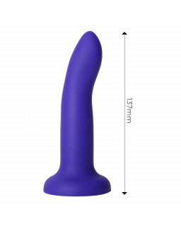 Dildo que Cambia de Color Purpura a Rosa Talla S 14 cm