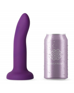 Dildo que Cambia de Color de Purpura a Rosa Talla M 17 cm