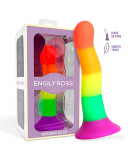 Dildo Color Arcoiris 18 cm