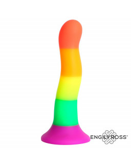 Dildo Color Arcoiris 18 cm