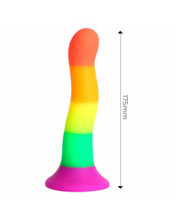 Dildo Color Arcoiris 18 cm