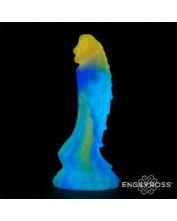 Dildo Dragon Brilla en la Oscuridad 18 cm