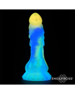 Dildo Dragon Brilla en la Oscuridad 18 cm