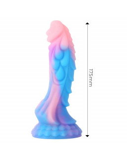 Dildo Dragon Brilla en la Oscuridad 18 cm