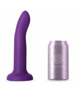 Dildo que Cambia de Color Pupura a Rosa Talla L 21 cm