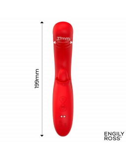 Drako Vibrador con Thrusting y Lengua Oscilante 360º