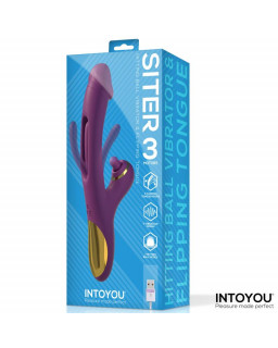 Siter Vibrador con Lengua Movimiento Flipping y Bola Golpeteo