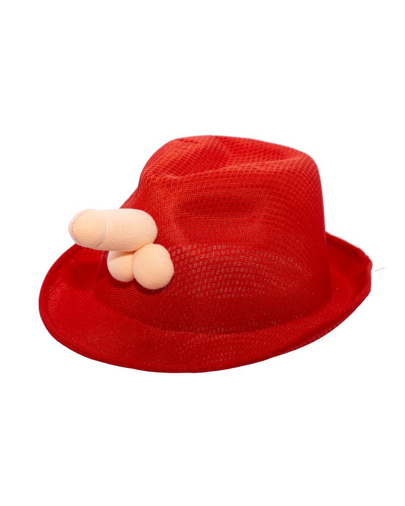 Sombrero con Pene Rojo