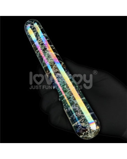 Dildo de Cristal que Brilla en la Oscuridad Dark Twilight Slim Fantasy