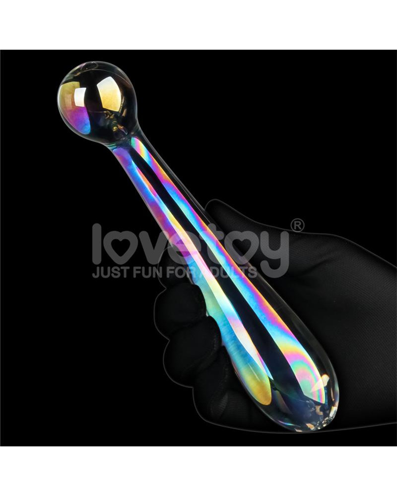 Dildo de Cristal que Brilla en la Oscuridad Twilight Gleam Alluring Arc