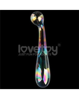 Dildo de Cristal que Brilla en la Oscuridad Twilight Gleam Alluring Arc