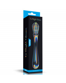 Dildo de Cristal que Brilla en la Oscuridad Twilight Gleam Twin Pleasures