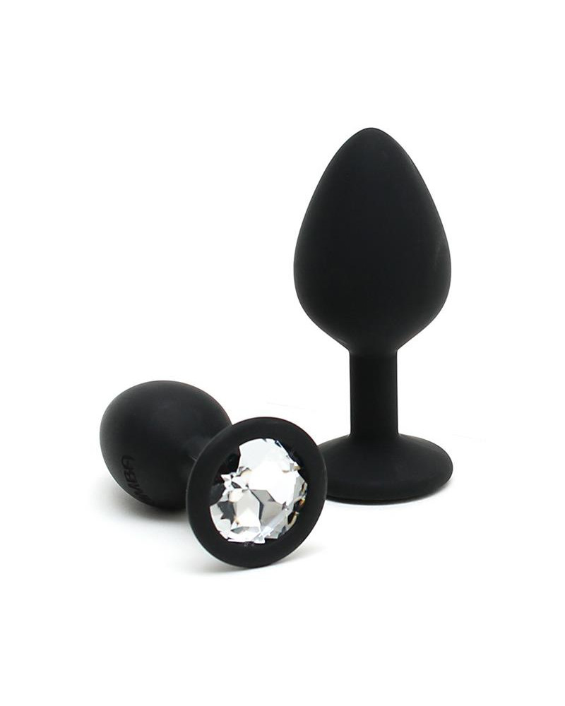 Set de 2 Plugs con Joya Berlin Negro