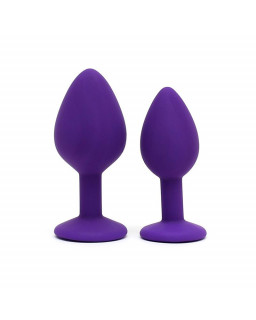 Set de 2 Plugs con Joya Berlin Purpura