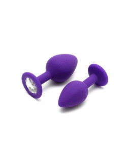 Set de 2 Plugs con Joya Berlin Purpura