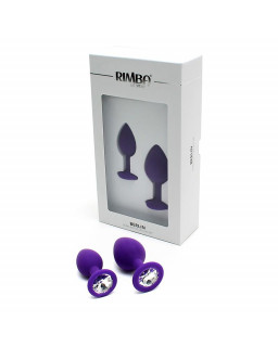 Set de 2 Plugs con Joya Berlin Purpura