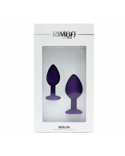 Set de 2 Plugs con Joya Berlin Purpura