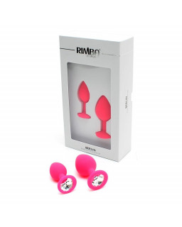 Set de 2 Plugs con Joya Berlin Rosa