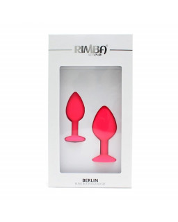 Set de 2 Plugs con Joya Berlin Rosa