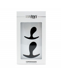 Set de 2 Plugs Anatomicos Copenhagen Negro