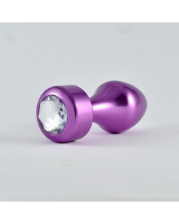 Plug Anal Purpura Rosebud con Joya