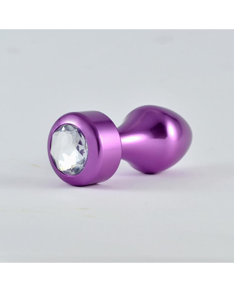 Plug Anal Purpura Rosebud con Joya