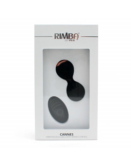 Bolas Kegel con Vibracion y Control Remoto Cannes Negro