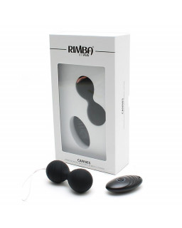 Bolas Kegel con Vibracion y Control Remoto Cannes Negro