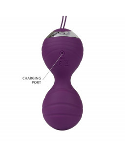 Bolas Kegel con Vibracion con Control Remorto Cannes Purpura