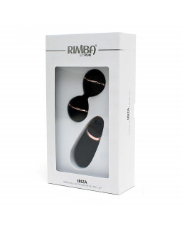 Bolas Kegel con Control Remoto y Estimulador Ibiza Negro