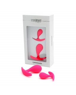 Set de 2 Plugs Anales Anatomicos Copenhagen Rosa