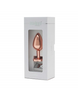 Plug Anal con Joya en Forma de Corazon Pisa Rose Gold