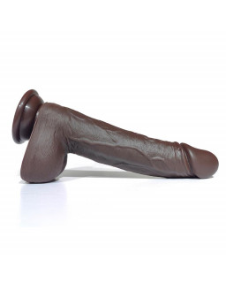 Severo Dildo Realista Turbo Shaking Thrusting Rotacion 360º Control Remoto Efecto Calor