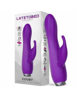 Couby Silicone Rabbit Purple Vibrator