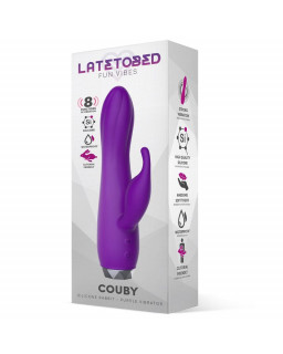 Couby Silicone Rabbit Purple Vibrator