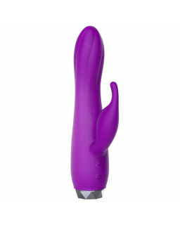 Couby Silicone Rabbit Purple Vibrator