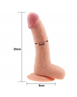 Dildo The Ultra Soft Dude 88 Natural