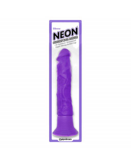 Neon Vibrador de Silicona Wall Banger Purpura