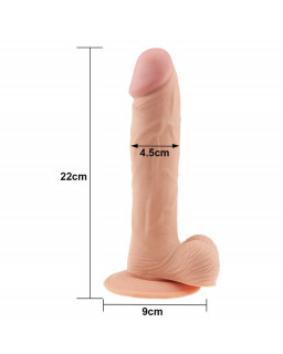 Dildo The Ultra Soft Dude 9 Natural