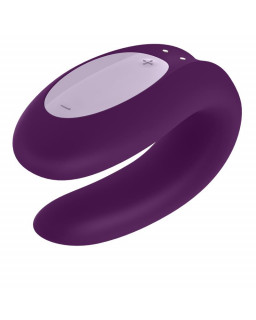 Vibrador para Parejas con APP Double Joy Violeta