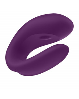 Vibrador para Parejas con APP Double Joy Violeta