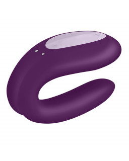 Vibrador para Parejas con APP Double Joy Violeta