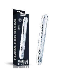 Dildo Doble Flawless Clear 12 Transparente