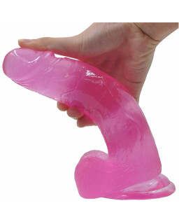 Dildo Jelly Studs 8 Rosa