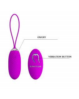 Huevo Vibrador Joanna USB Purpura