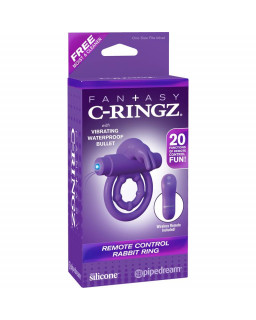 Fantasy C Ringz Aro con Control Remoto Rabbit Purpura