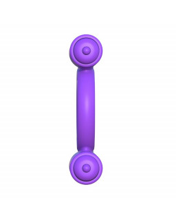 Fantasy C Ringz Anillo Vibrador de Silicona Double Delight Purpura