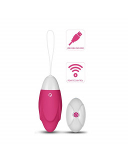 Huevo Vibrador iJoy Control Remoto USB Rosa